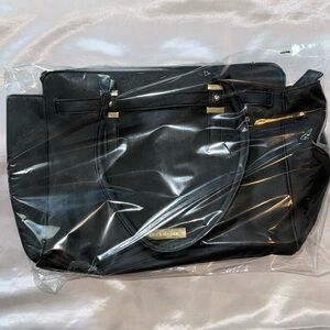 Liz Claiborne Black Fabric Bag